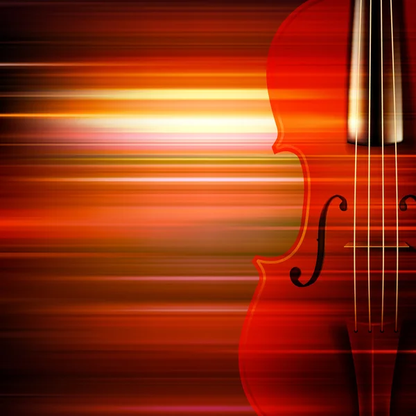 ヴァイオリンと抽象的なグランジ音楽背景 — ストックベクタ