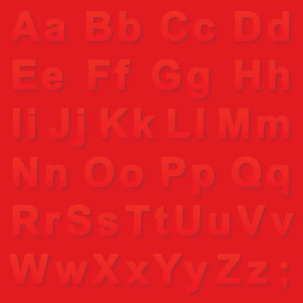 Alphabet pseudo lettres 3d — Image vectorielle