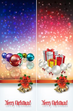 Noel açıklayıcı eleme ile soyut kutlama selamlar