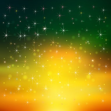 kar taneleri ve yıldız soyut kutlama arka plan