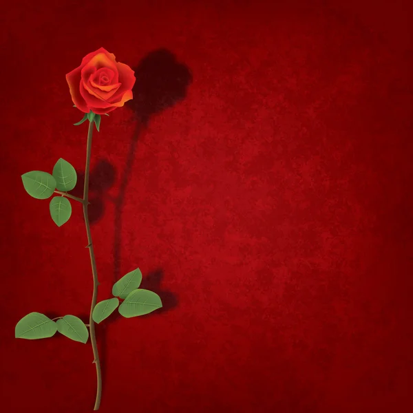 Fond grunge abstrait avec rose — Image vectorielle