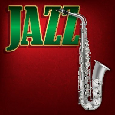 grunge müzik arka plan ile kelime caz ve piyano soyut