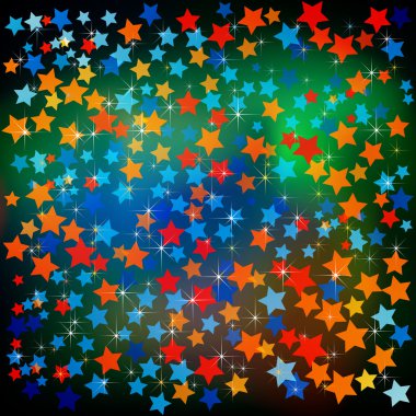 soyut Noel arka plan mavi yıldız