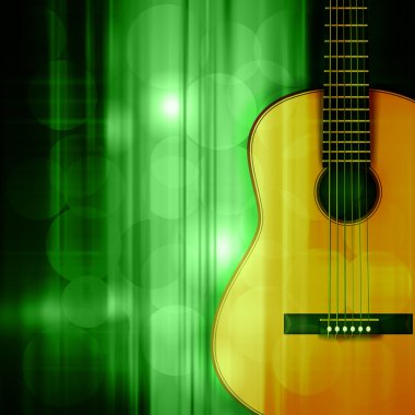 akustik gitar ile arka plan