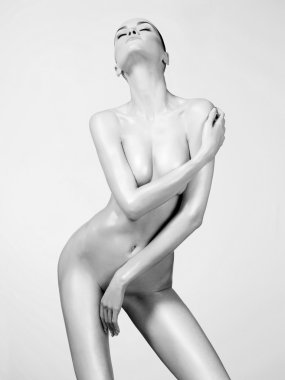 zarif çıplak kadın