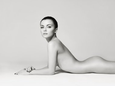 zarif çıplak kadın