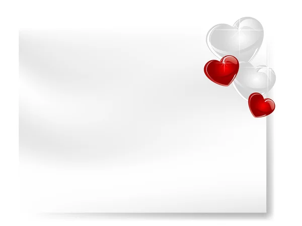 Concepto de corazones — Vector de stock