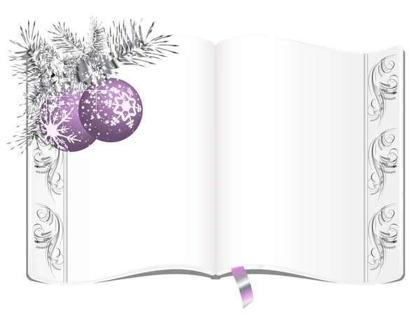 Elegant jul bok — Stock vektor