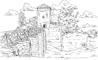 eski kalıntılar kale 