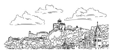 vektör - kale Trencin
