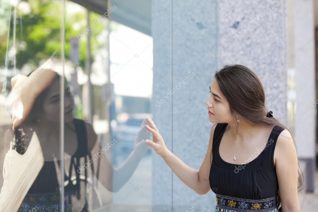 teen in window Ass insertion a
