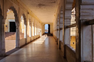 Bir Corridore Mehrangarh Kalesi, Jodhpur içinde