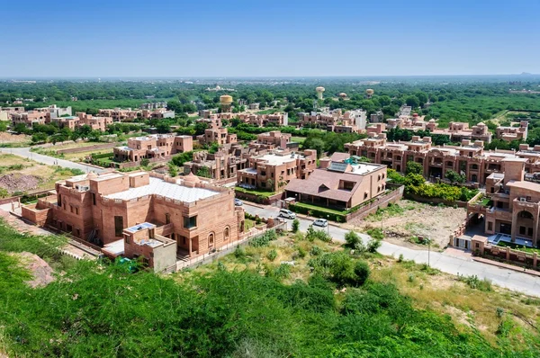 Jodhpur kenti Umaid Bhawan üzerinden — Stok fotoğraf