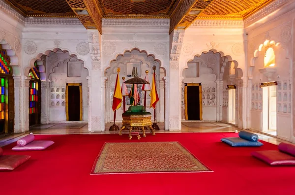 Sala Trone y Corte Real de Marwar King Imágenes de stock libres de derechos