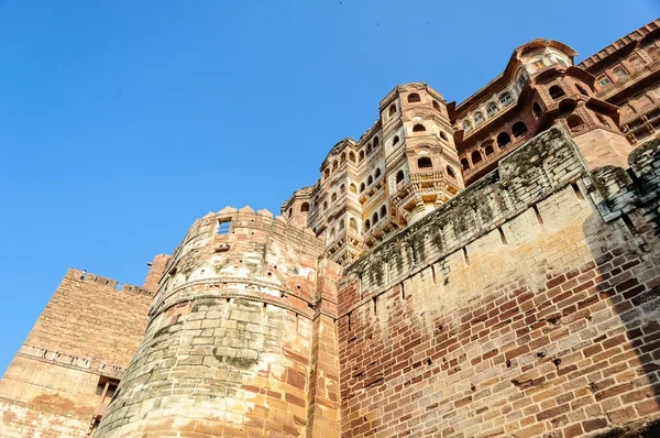 Różnych częściach twierdza Mehrangarh, Radżastan, Jodhpur, India — Zdjęcie stockowe