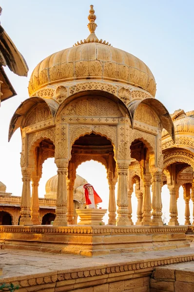 Cenotaphs of Bada Bagh, King's memorials — Stock Photo, Image