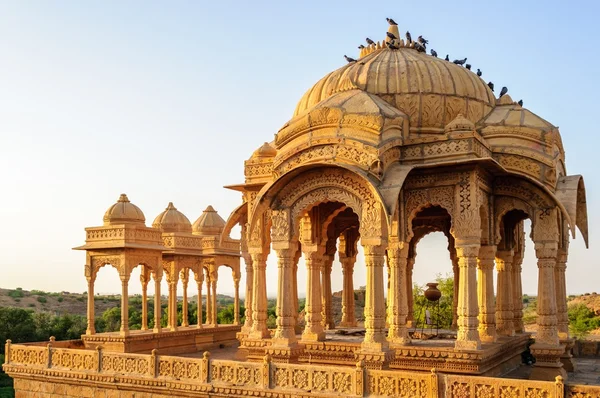 Cenotaphs of Bada Bagh, King's memorials — Stock Photo, Image