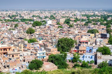 Jodhpur, mavi şehir olarak görülen Jaswant Thada üzerinden