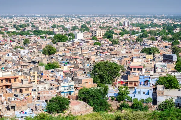 Jodhpur, niebieski miasta widziana z Jaswant Thada — Zdjęcie stockowe