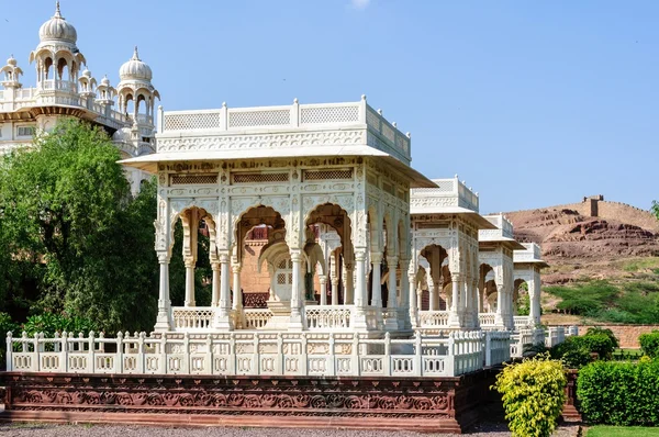 Cenotafi in marmo dei re Marwar — Foto Stock