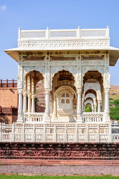 Cenotafi in marmo dei re Marwar — Foto Stock