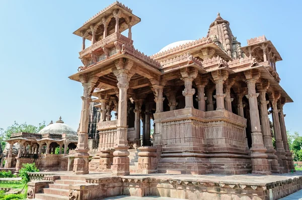 Ancient rock curved temples of Hindu Gods and goddess of Indian Subcontinent — Stock Photo, Image