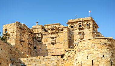 Jaisalmer, Rajasthan Hindistan altın Fort