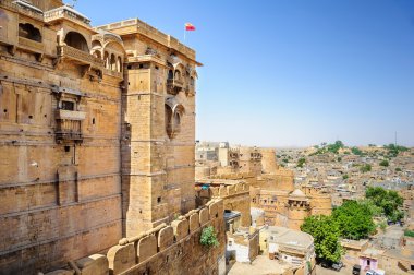 Jaisalmer, Rajasthan Hindistan altın Fort