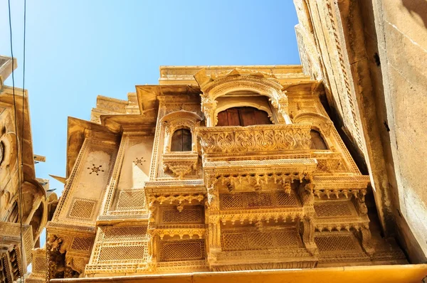 斋沙默尔，印度拉贾斯坦的金色堡垒 — 图库照片