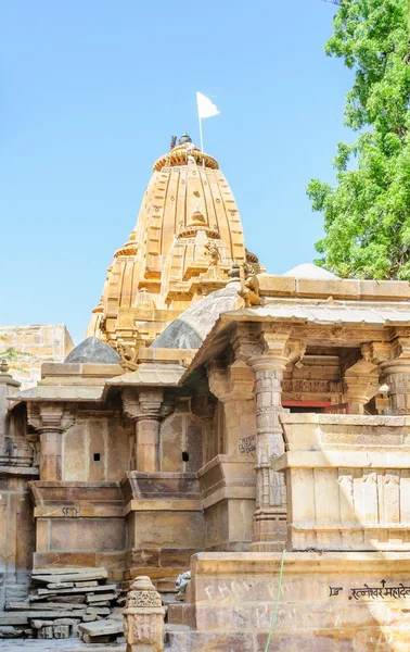 Hindu-Tempel innerhalb der goldenen Festung von Jaisalmer, Rajasthan — Stockfoto