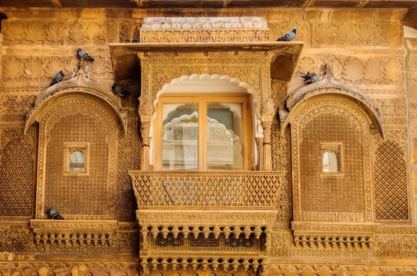 斋沙默尔，印度拉贾斯坦的金色堡垒 图库图片