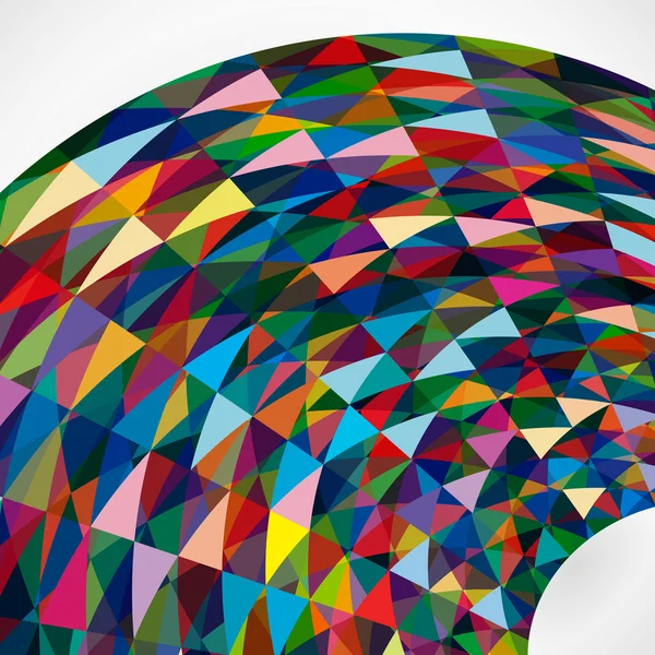 Fondo brillante abstracto multicolor con triángulos . — Archivo Imágenes Vectoriales