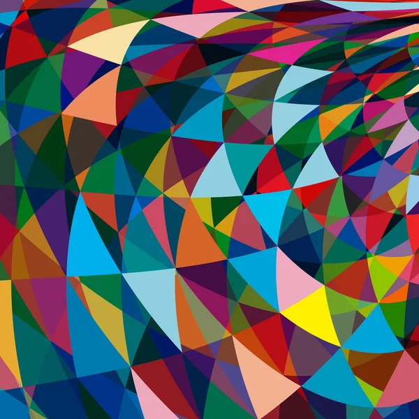Mehrfarbige abstrakte helle Hintergrund mit Dreiecken. Elemente — Stockvektor