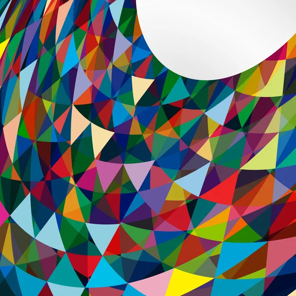 Multicolore abstrait fond lumineux avec des triangles . — Image vectorielle