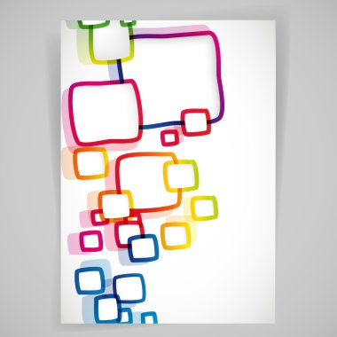 Yuvarlatılmış Kare ile arka plan.