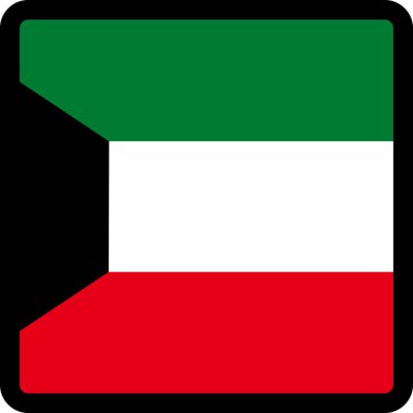 Amerikan bayrağı kare şeklinde zıt konumda, sosyal medya iletişim işareti, vatanseverlik, sitedeki dili değiştirmek için bir düğme, bir simge.