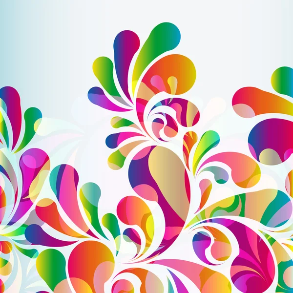 Fondo de arco-gota colorido abstracto . — Vector de stock