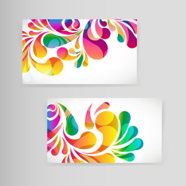 örnek kartvizit parlak Gözyaşı damlası şeklindeki kemerli.