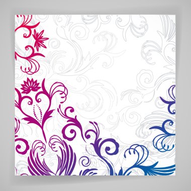 tasarlamak vektör çiçek arka plan ile oryantal çiçek.