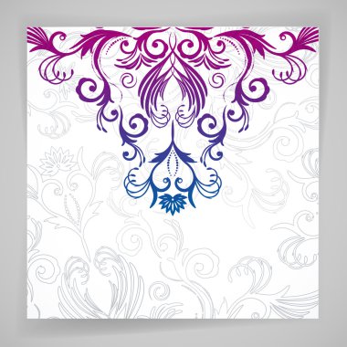 tasarlamak vektör çiçek arka plan ile oryantal çiçek.