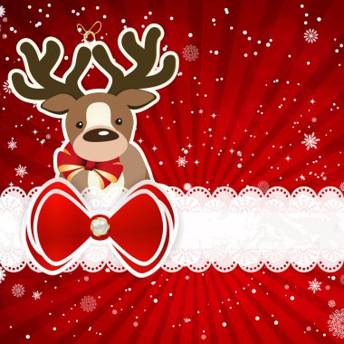 Noel arka plan christmas dekor elemanları, vektör illus ile