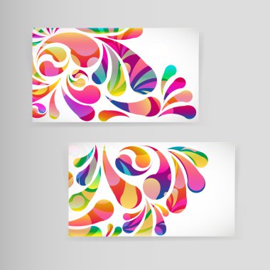 örnek kartvizit parlak Gözyaşı damlası şeklindeki kemerli.