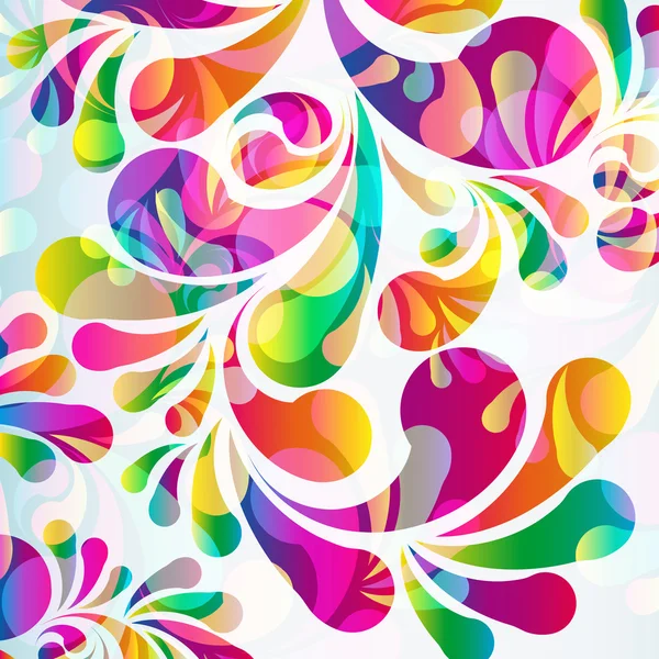 Abstract colorful arc-drop background. — Stock Vector