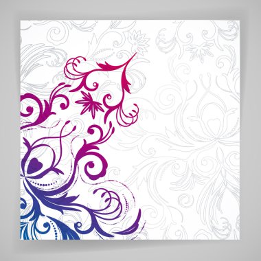 tasarlamak vektör çiçek arka plan ile oryantal çiçek.