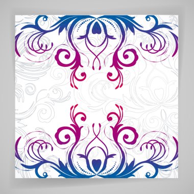 tasarlamak vektör çiçek arka plan ile oryantal çiçek.