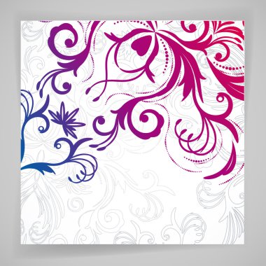 tasarlamak vektör çiçek arka plan ile oryantal çiçek.