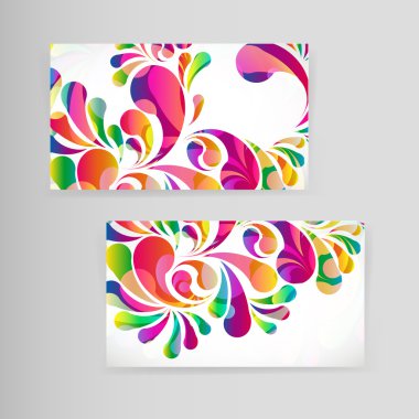 örnek kartvizit parlak Gözyaşı damlası şeklindeki kemerli.