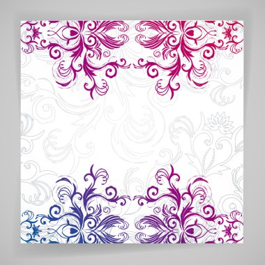 tasarlamak vektör çiçek arka plan ile oryantal çiçek.