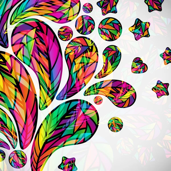 Fundo abstrato com elementos coloridos do projeto do mosaico . —  Vetores de Stock