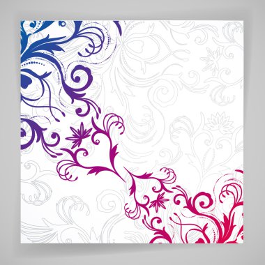 tasarlamak vektör çiçek arka plan ile oryantal çiçek.